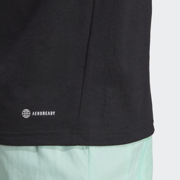 T-shirt D'entraînement Adidas Train Essentials Prime Noir