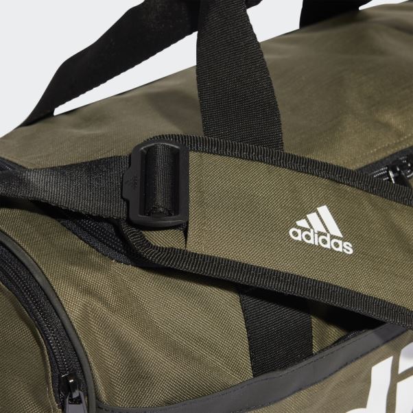Sac Polochon Linéaire Olive Essentials Moyen Adidas