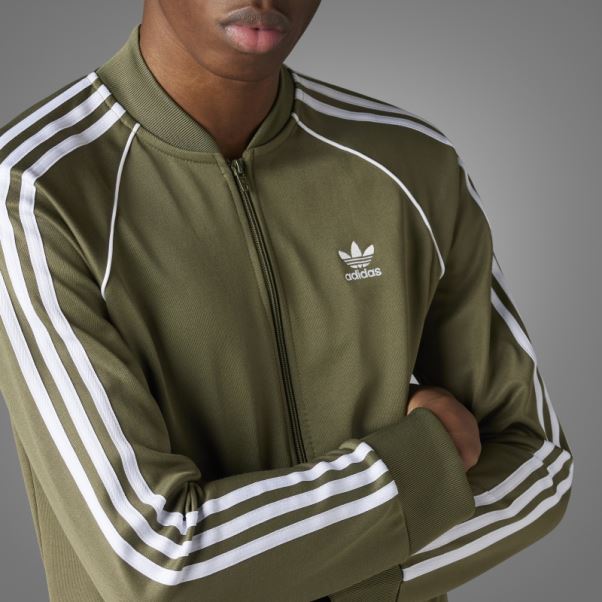 Veste De Survêtement Adicolor Classics Sst Adidas Olive