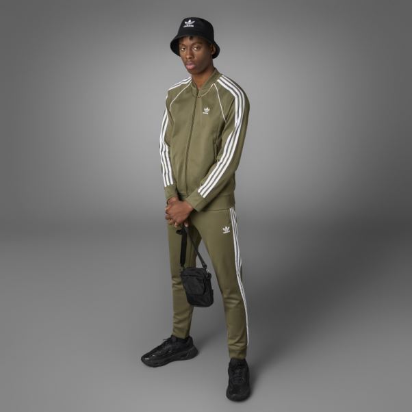 Veste De Survêtement Adicolor Classics Sst Adidas Olive