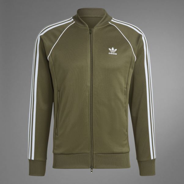 Veste De Survêtement Adidas Olive Adicolor Classics Sst