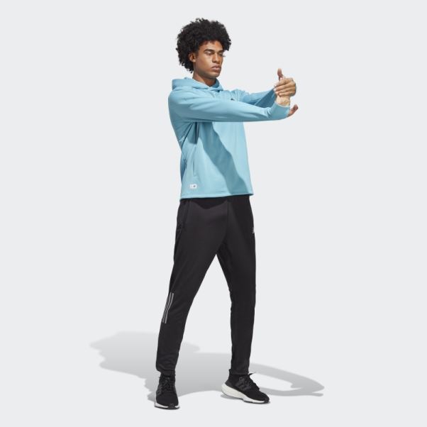 Adidas Made To Be Remade Aeroready Running Sweat à Capuche Bleu