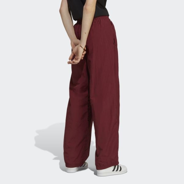 Pantalon De Survêtement En Nylon Premium Essentials Rouge Adidas