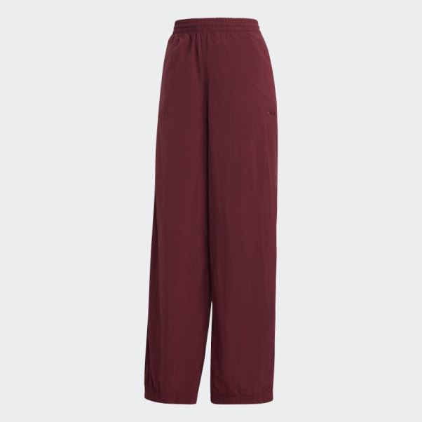 Pantalon De Survêtement En Nylon Premium Essentials Rouge Adidas
