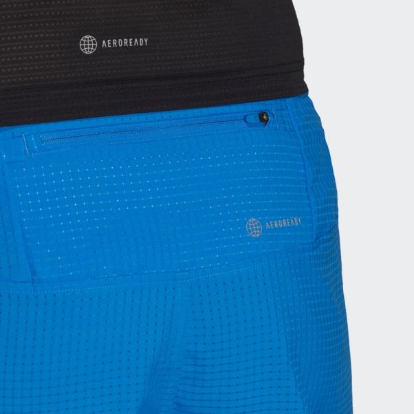 Short De Course Adidas Rush Conçu 4 Bleu