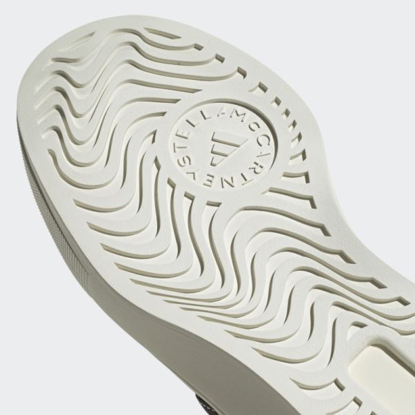 Adidas By Stella Mccartney Court Slip-on Chaussures Noir Chaud
