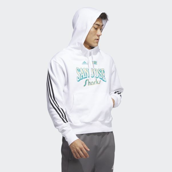 Pull Adidas Sharks Lifestyle Blanc