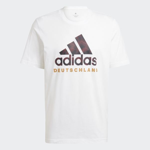 Allemagne Adn Graphique Tee Blanc Adidas