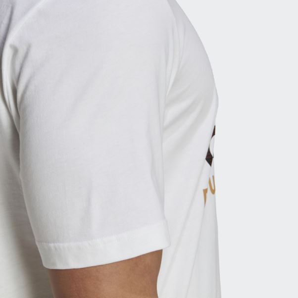 Allemagne Adn Graphique Tee Blanc Adidas