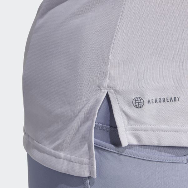 Haut à Manches Longues Demi-zip Terrex Multi (taille Plus) Silver Dawn Adidas