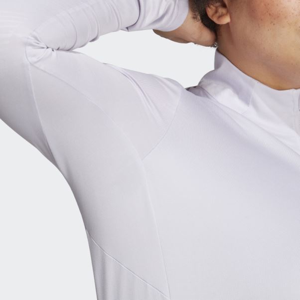 Haut à Manches Longues Demi-zip Terrex Multi (taille Plus) Silver Dawn Adidas