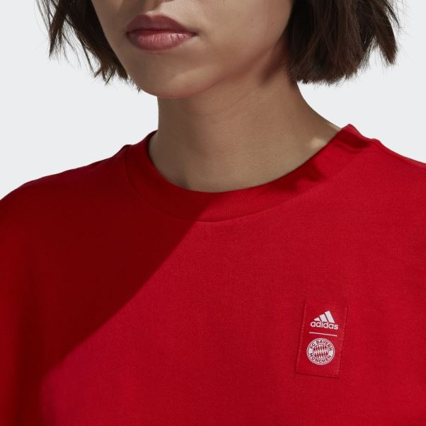 T-shirt Graphique Fc Bayern Rouge Adidas