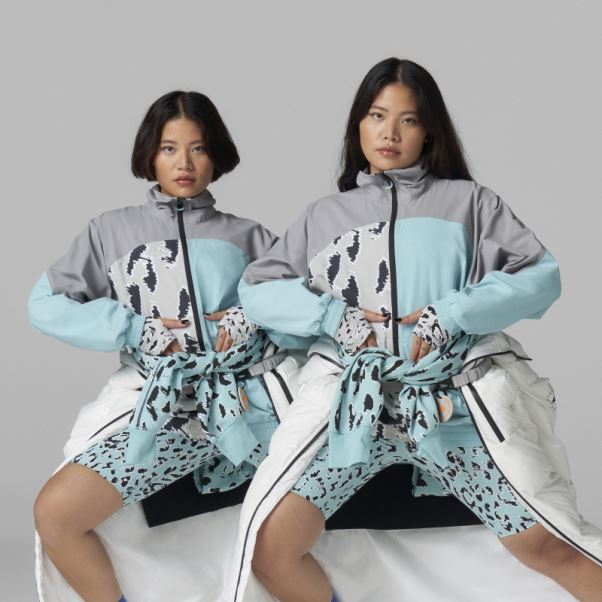 Splash Adidas By Stella Mccartney Haut De Survêtement à Imprimé Animal Fashion