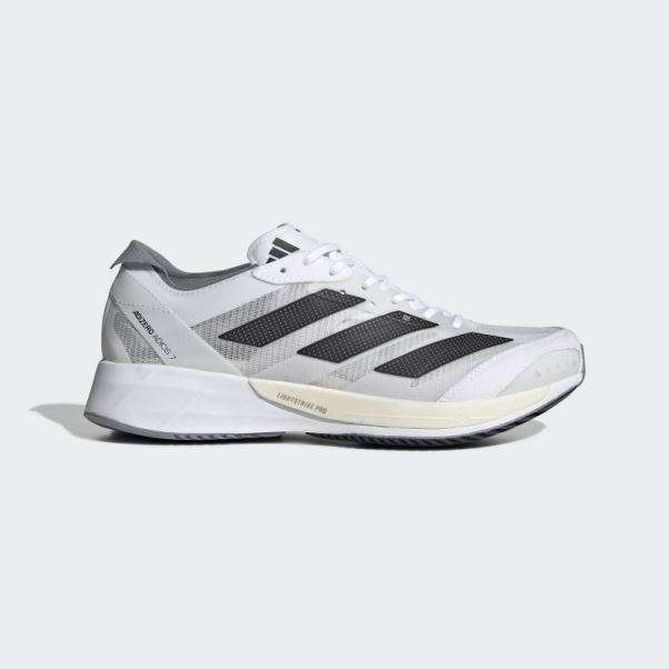 Chaussures Adidas Adizero Adios 7 Blanches