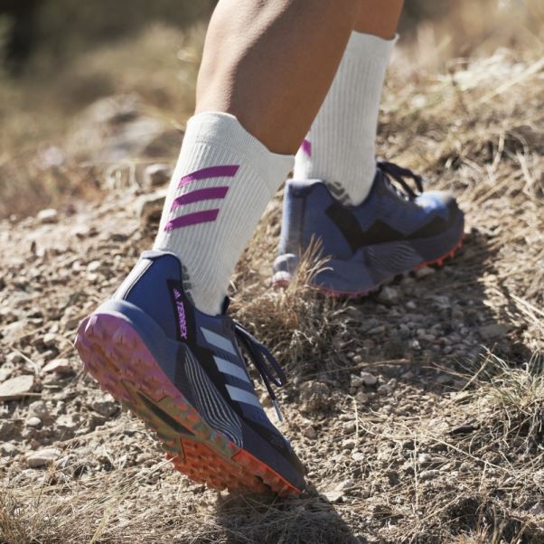 Adidas Terrex Agravic Flow 2 Chaussures De Course Sur Sentier Gris Avec