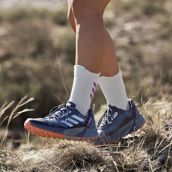 Adidas Terrex Agravic Flow 2 Chaussures De Course Sur Sentier Gris Avec