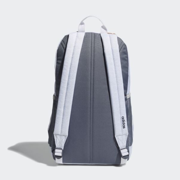 Sac à Dos Classique à 3 Bandes Gris Clair Adidas