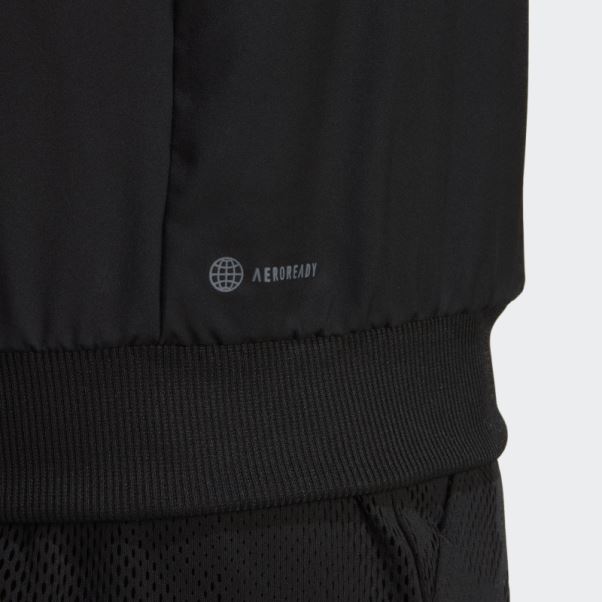 Veste Réversible Adidas Melbourne Tennis Stretch Noir