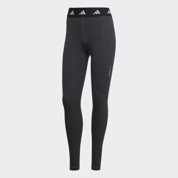 Adidas Techfit Period Proof 7/8 Legging Gris Foncé Chiné