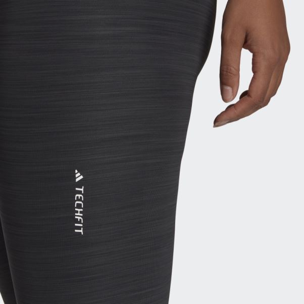 Adidas Techfit Period Proof 7/8 Legging Gris Foncé Chiné