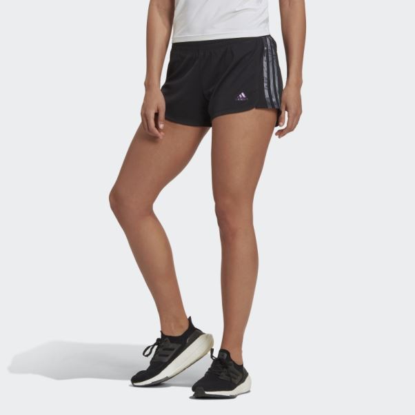 Short Adidas Aeroready Made For Training Floral Pacer Noir