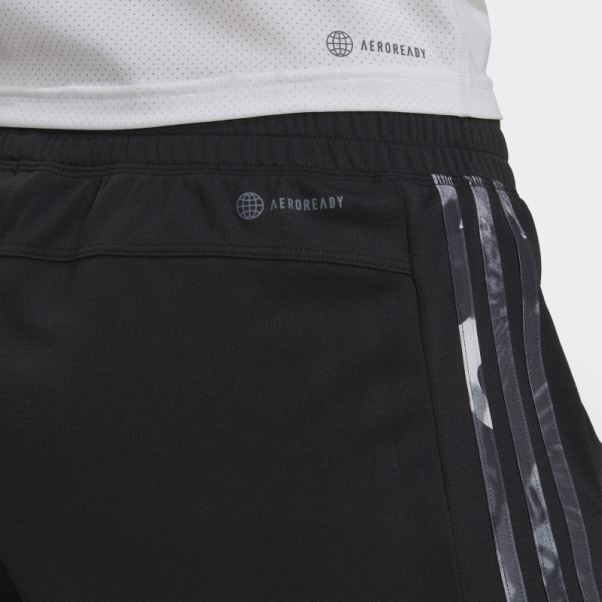 Short Adidas Aeroready Made For Training Floral Pacer Noir