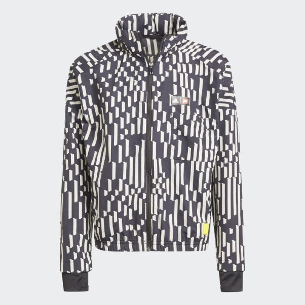 Coupe-vent Adidas X Lego Vidiyo Métal Gris Chaud