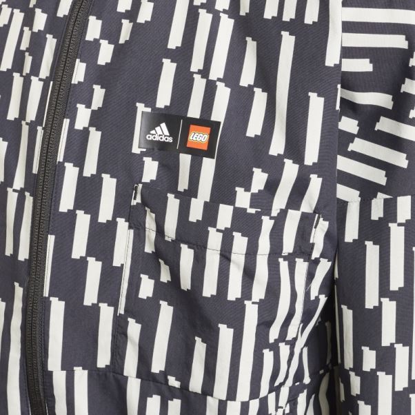 Coupe-vent Adidas X Lego Vidiyo Métal Gris Chaud