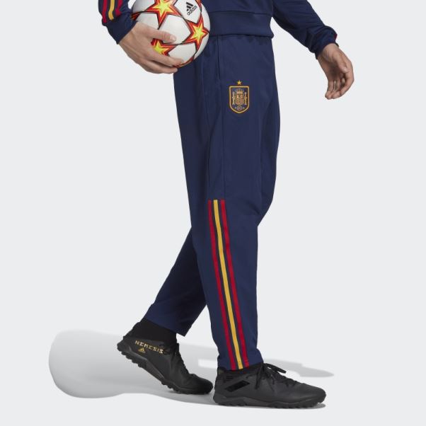 Pantalon De Survêtement Adidas Spain Travel Bleu Marine