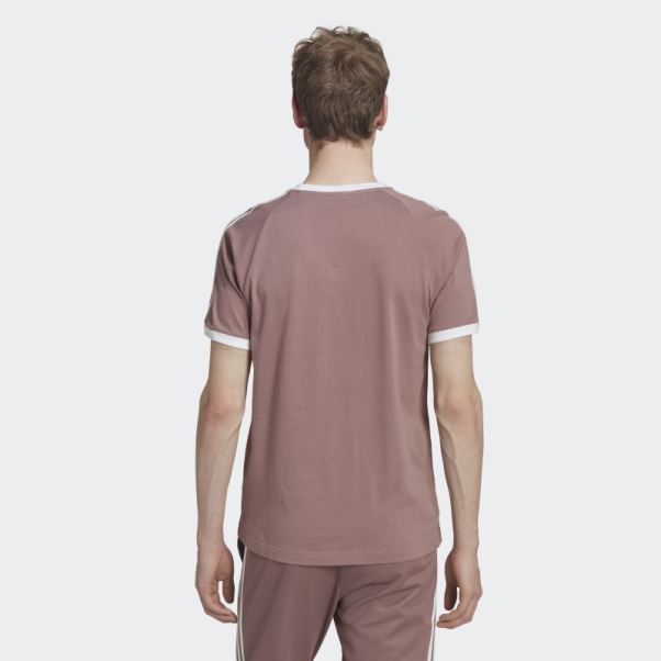 T-shirt à 3 Bandes Adicolor Classics Violet Adidas