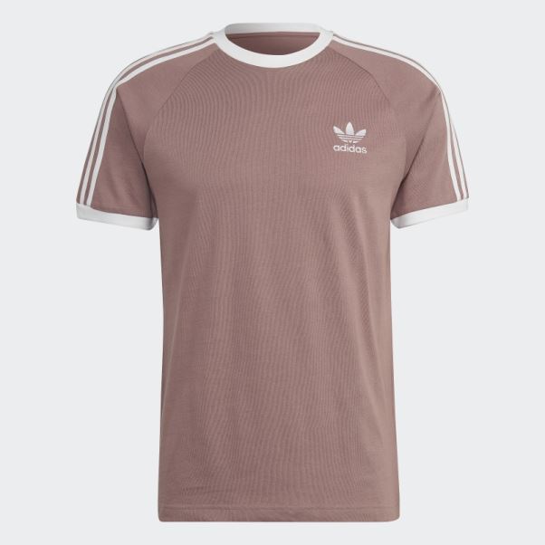T-shirt à 3 Bandes Adicolor Classics Violet Adidas
