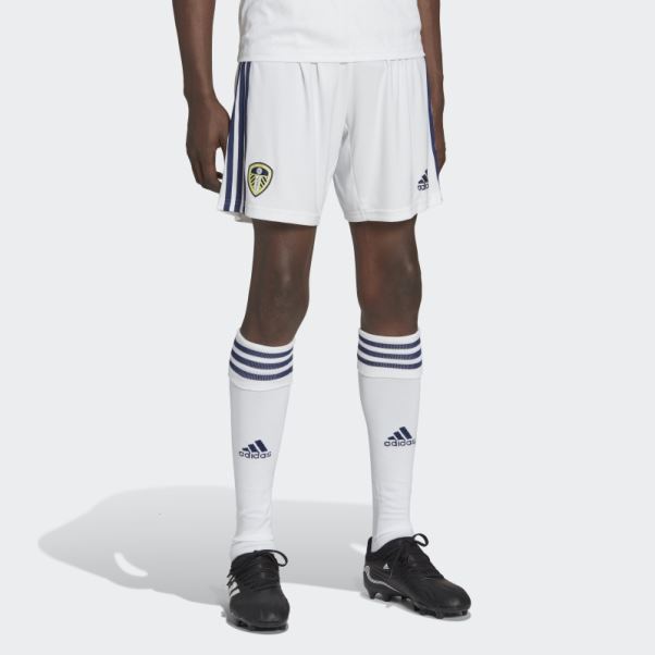 Short Adidas Domicile Leeds United Fc 22/23 Blanc