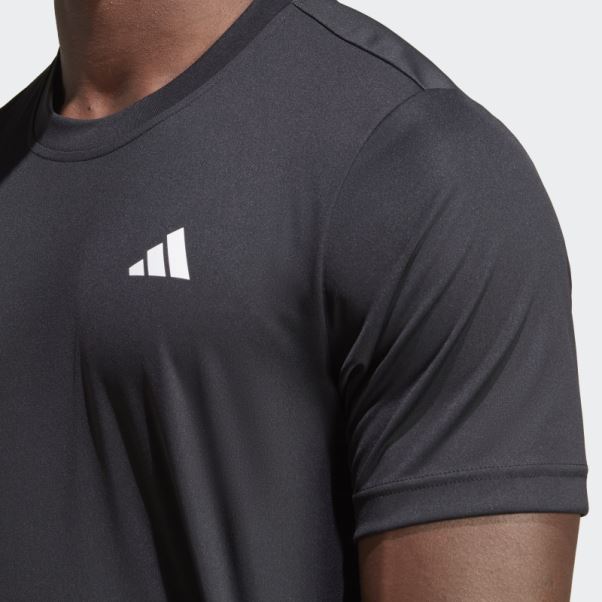 T-shirt De Tennis Adidas Club à 3 Bandes Noir