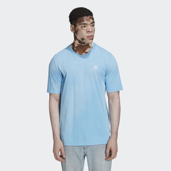 T-shirt Adidas Essentials+ Dye Bleu