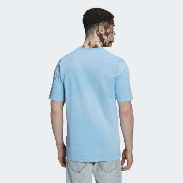 T-shirt Adidas Essentials+ Dye Bleu