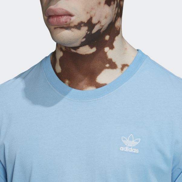 T-shirt Adidas Essentials+ Dye Bleu