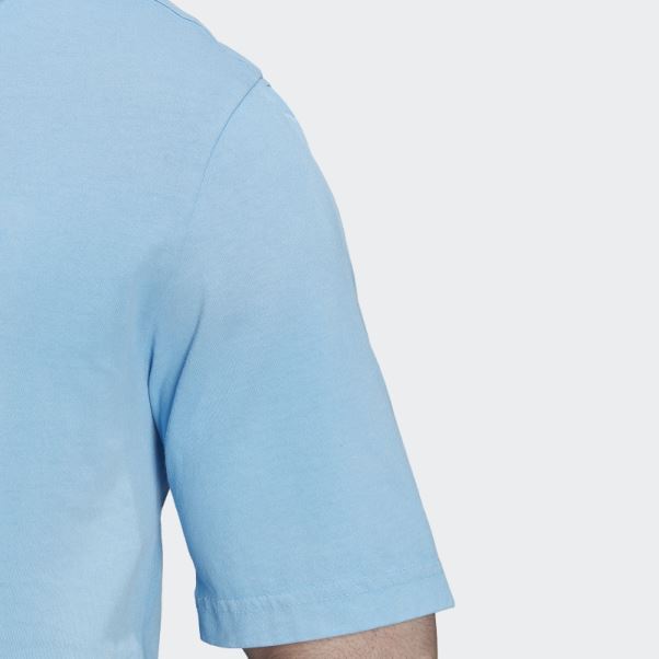 T-shirt Adidas Essentials+ Dye Bleu