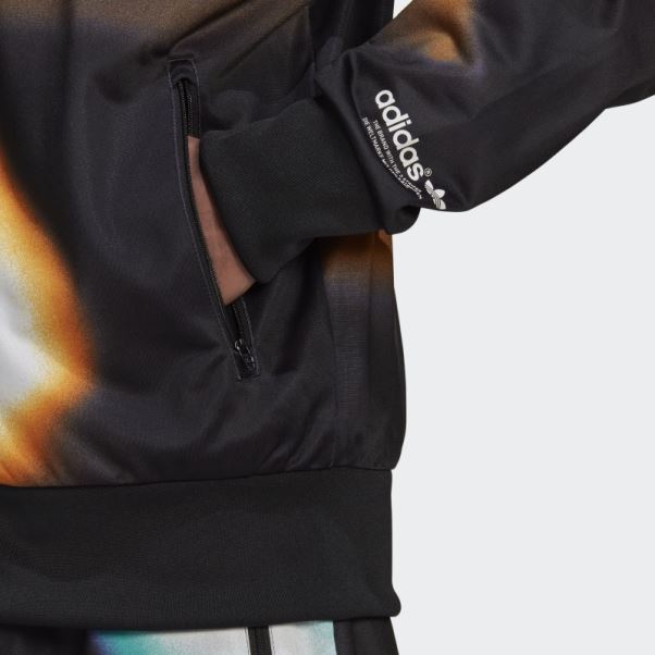 Veste De Survêtement Graphique Adidas Y2k Noire