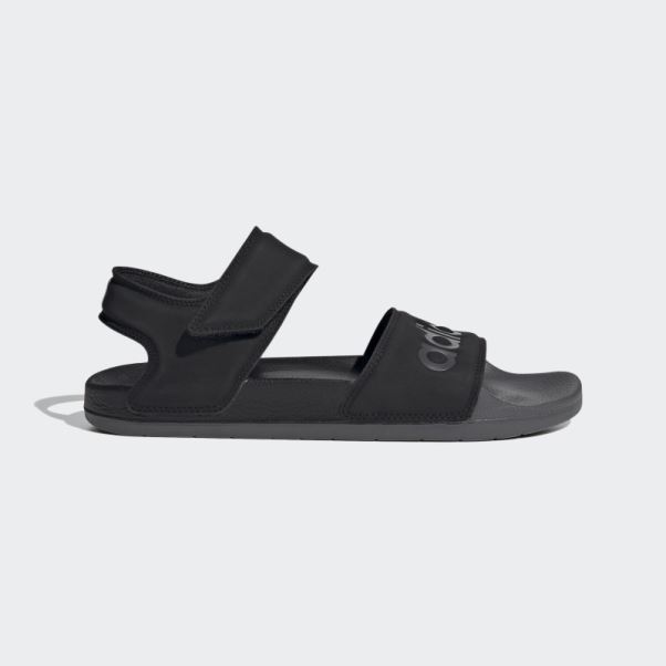 Adidas Adilette Sandales Gris Mode
