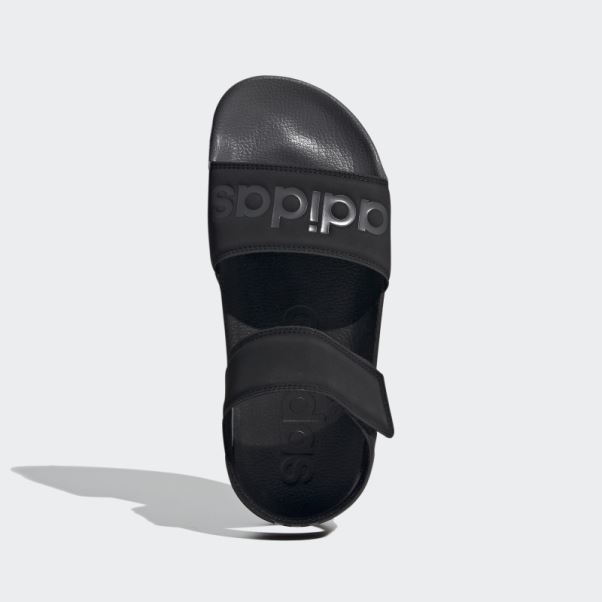 Adidas Adilette Sandales Gris Mode