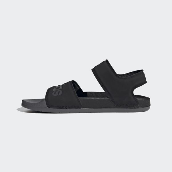 Adidas Adilette Sandales Gris Mode