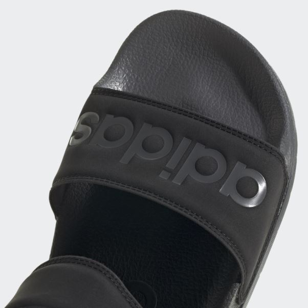 Adidas Adilette Sandales Gris Mode