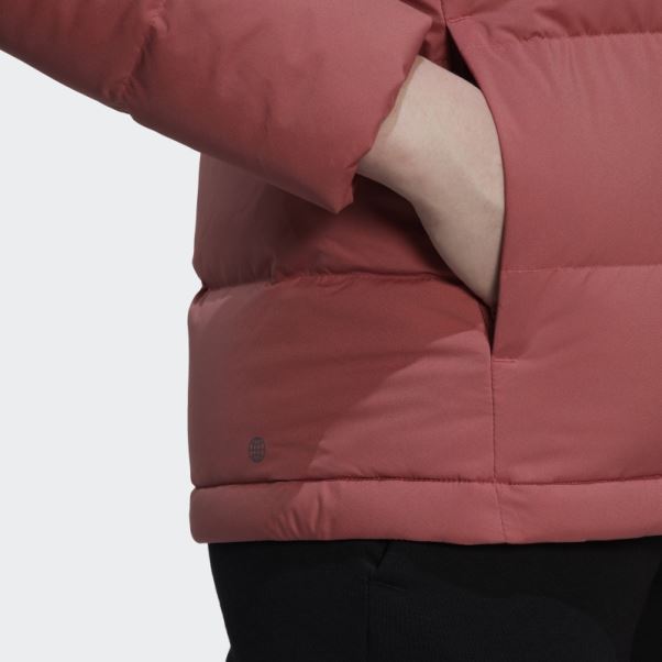 Doudoune à Capuche Adidas Helionic Rouge