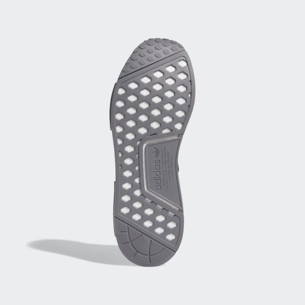 Gris Adidas Nmd-r1 Primeblue Chaussures Chaud