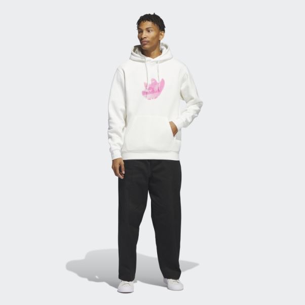 Sweat à Capuche Graphique Adidas Shmoofoil (neutre) Blanc