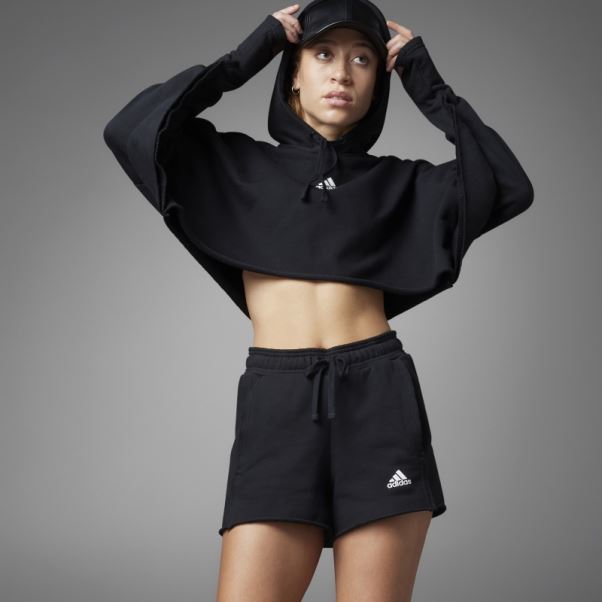 Sweat à Capuche Court Adidas Collective Power Noir