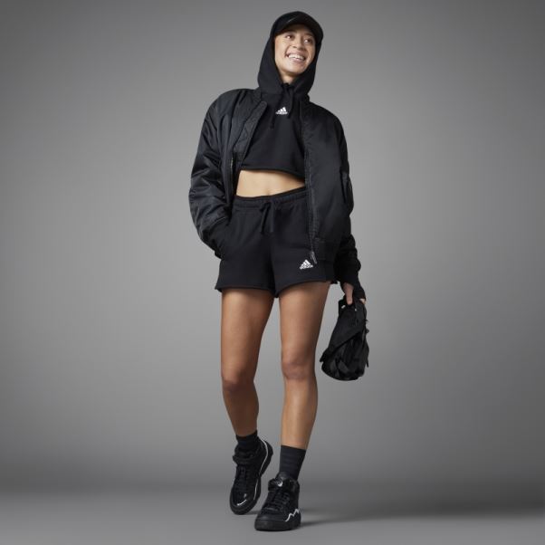 Sweat à Capuche Court Adidas Collective Power Noir