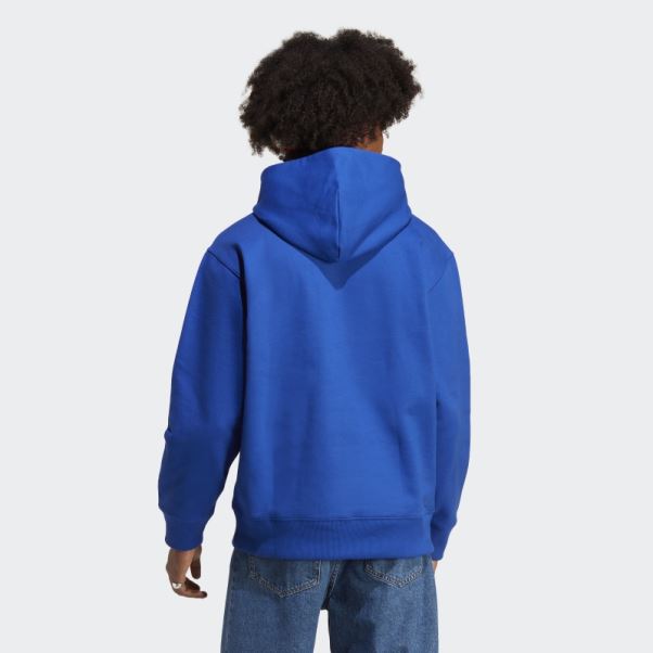 Sweat à Capuche Bleu Adicolor Contempo Adidas