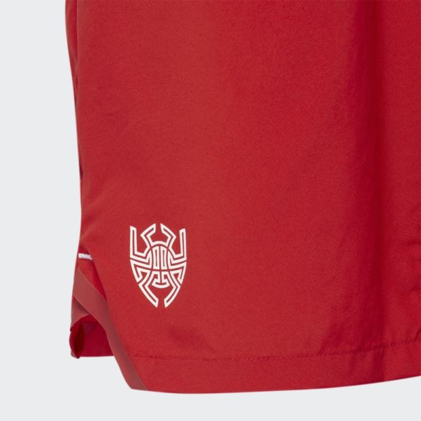 Adidas Donovan Mitchell Rouge Numéro 4 Short