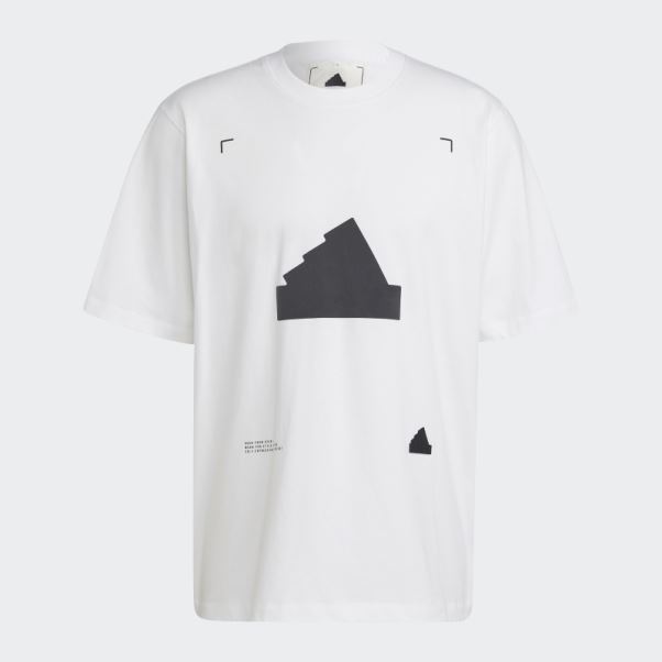 T-shirt Oversize Blanc Adidas